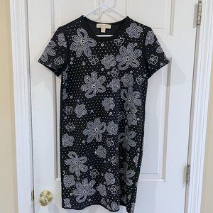 Michael Kors Floral Metal Studded Dress